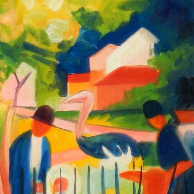 Riproduzioni & Creazioni: August Macke Zoologischer Garten – Nuovo (secondo la descrizione) da Larnaca venduto da KunstDepot24 3