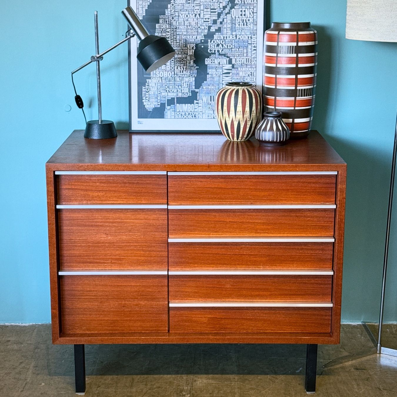 Kommoden: 1960er Teak Kommode / Schubladenstock – Gebraucht aus Bern von Modern-Era 1