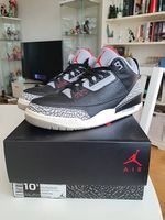 Nike Air Jordan 3 "Black Cement" 2018 Grösse 44,5