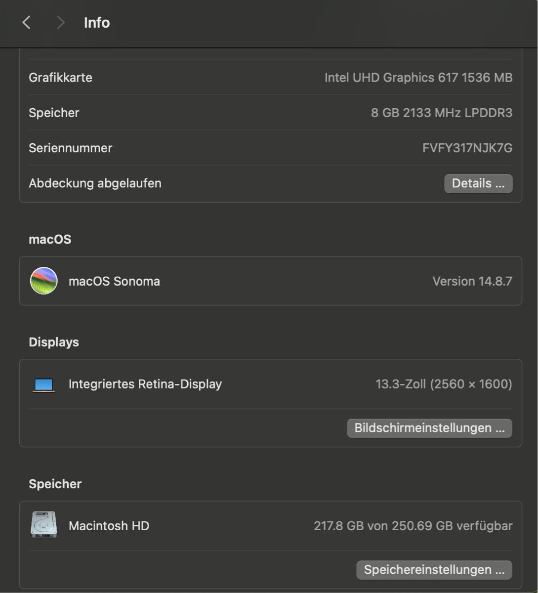 Apple Notebook: Macbook Air Gold 2018, i5, 256GB SSD – Usato da Buttisholz venduto da janis_n 9