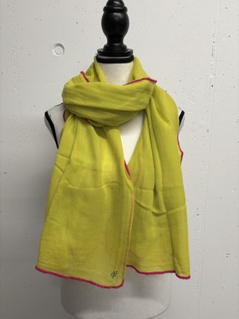 Marc O‘Polo leichter Schal neon gelb pink