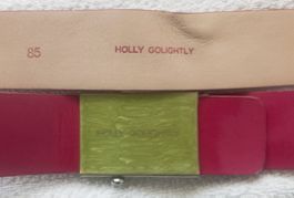 Gürtel HOLLY GOLIGHTLY Grösse 85 pink mit Schnalle