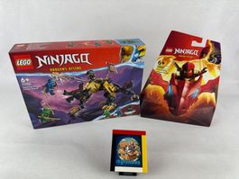 Lego Ninjago 71790 & 71801 Jagdhund & Kais Drachengleiter