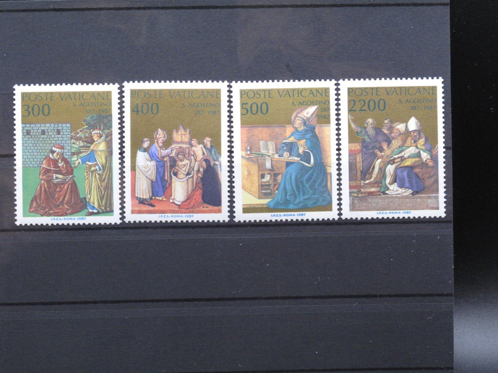 Alle Briefmarken: Vatikan 1987 HL. Augustinus ** – Gebraucht aus Wil SG von fva01