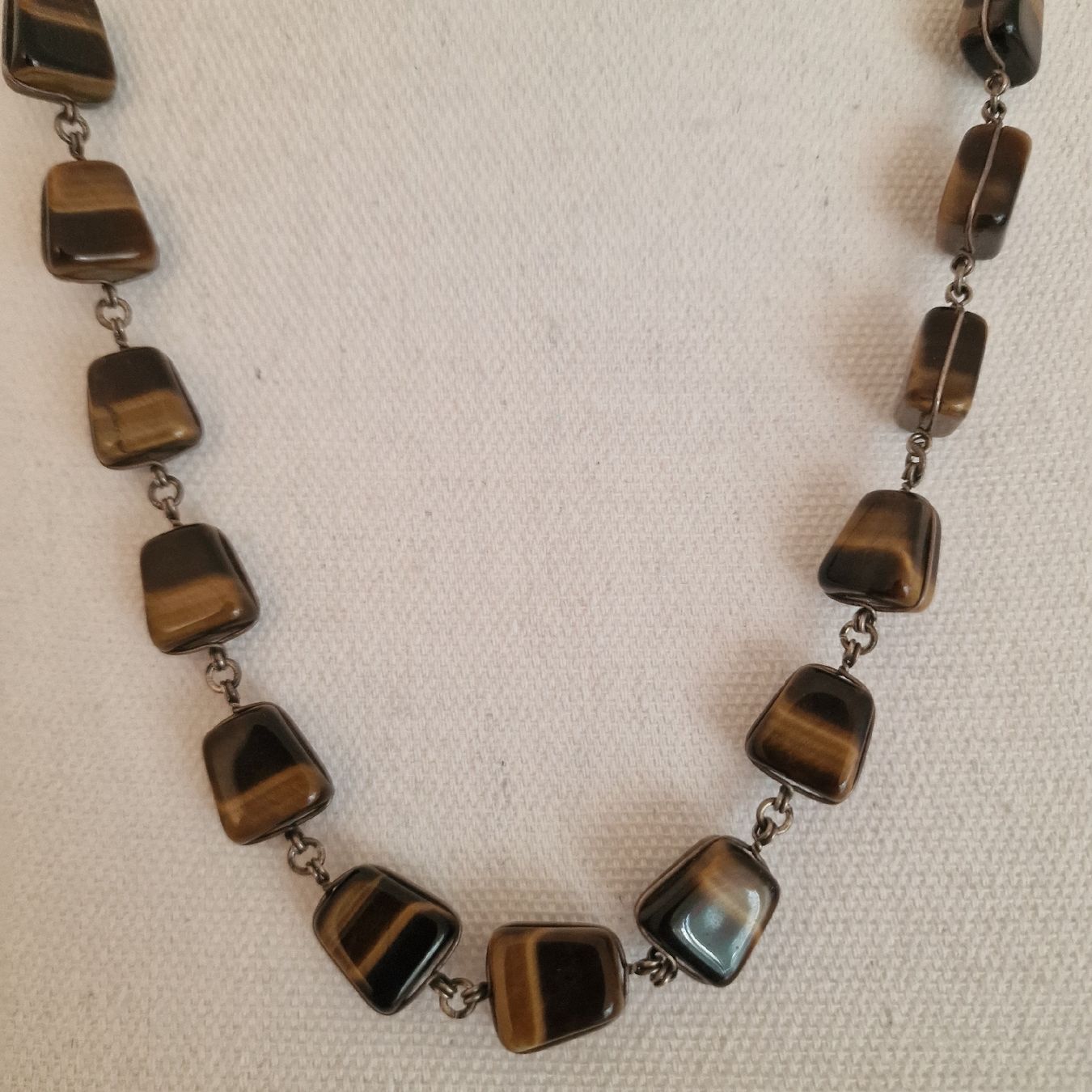 Catenine: augen stein kette mit silberverschluss – Usato da St. Gallen venduto da mania03 1