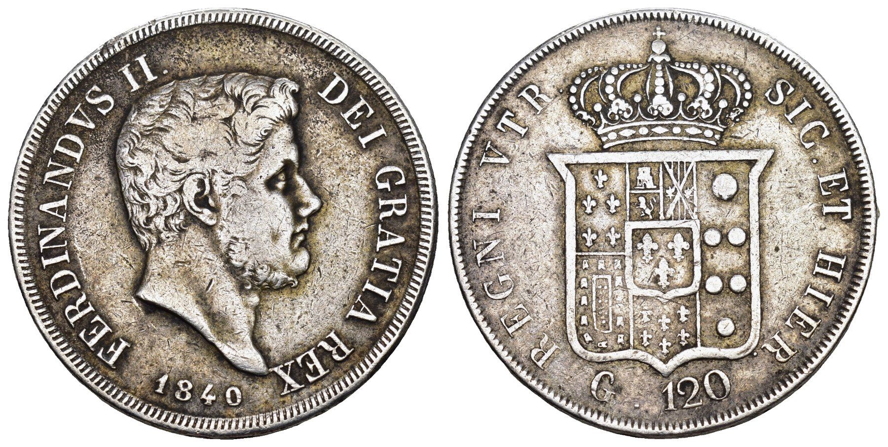 Tutti le monete: Neapel 1840 – Usato da Bern venduto da numismatictops