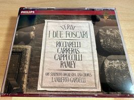 Verdi Ricciarelli Carreras Ramey Gardelli I Due Foscari 2 CD