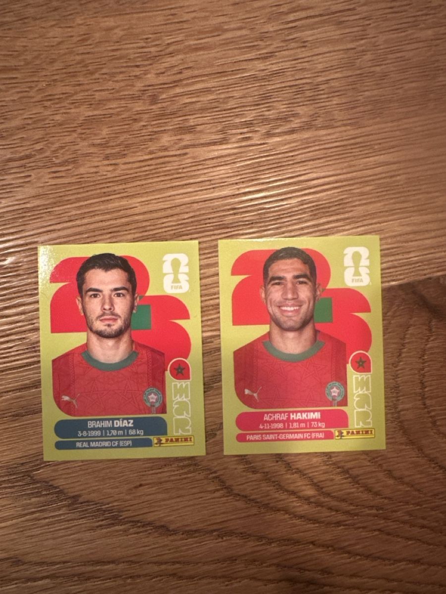 Panini Sammelbilder & Trading cards: Díaz & Hakimi Marokko Panini Karten – Neu (gemäss Beschreibung) aus Zürich von florelise