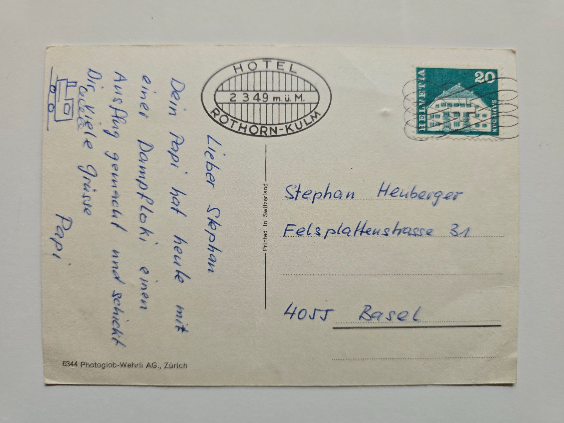 Cartoline postali: AK Bahnen Brienz-Rothorn-Bahn alt – Usato da Dättlikon venduto da Wundertuete_ 1