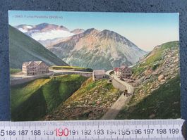 FURKA-PASSHÖHE POSTKUTSCHEN-STATION HOTEL URI AK