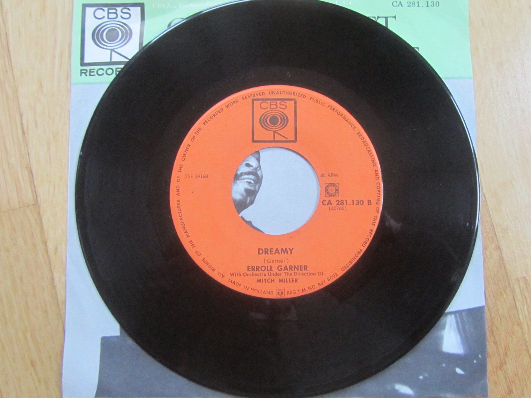 Dischi in vinile: Erroll Garner - Dreamy / On The Street - CBS Single – Usato da Seengen venduto da mikelele 1