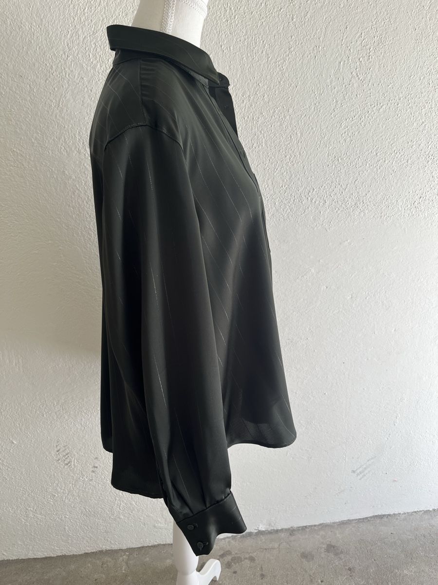 C&A Camicette: Schwarze Damenbluse mit silber Streifen Gr.44 – Nuovo e nell'imballaggio originale da Uster venduto da Corina0111114 3