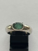 Ring 925 Silber mit grünem Stein, Vintage-Schmuck, Sommer-Ch