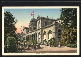 AK Baden, Kasino, 1927