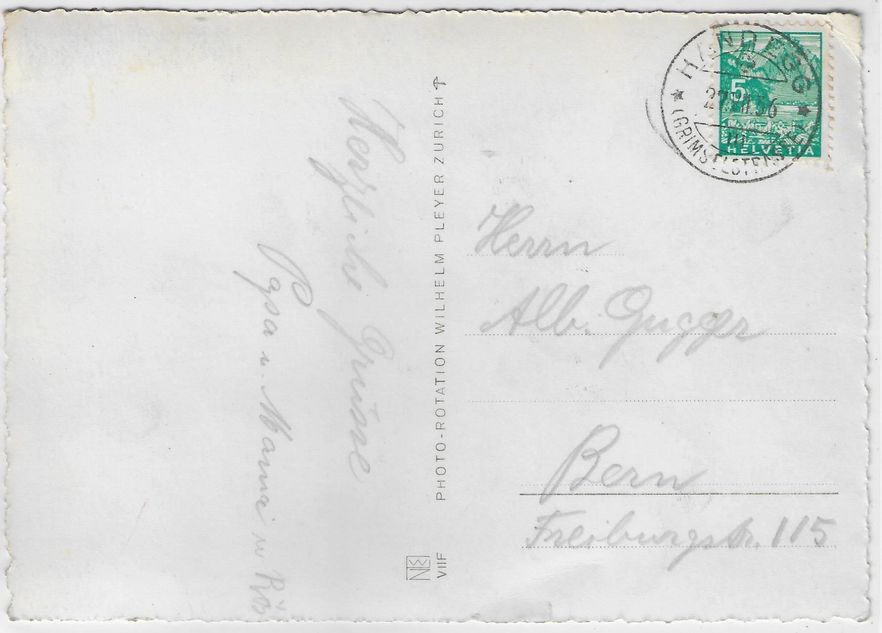 Cartoline postali: Handeckfall an der Grimselstrasse – Antico da Ettingen venduto da Kartenplanet 1