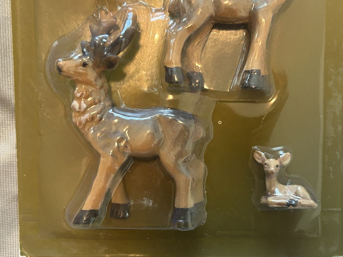 Statuette: ***DEKO Rentiere NEU NP. 9.95*** – Nuovo e nell'imballaggio originale da Winterthur venduto da stella67 1