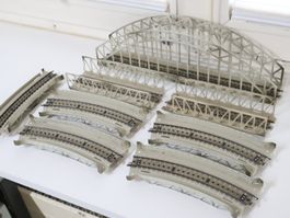 Märklin 8 x Brücken/Rampen Set H0 Metall