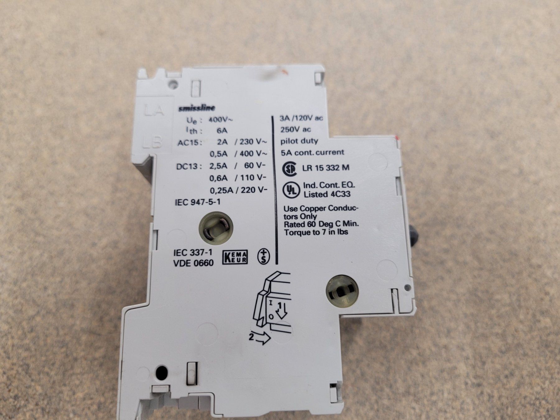 Interruttori: Swissline MS 325 2,5 - 4.0A – Usato da Vitznau venduto da Night-Fire 4