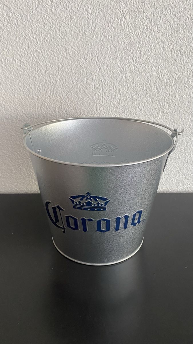 Sonstiges für Haushalt & Wohnen: Corona Eiskübel Metall silberfarben Eimer metallisch Bier – Neu und originalverpackt aus Hochwald von _biene_ 8