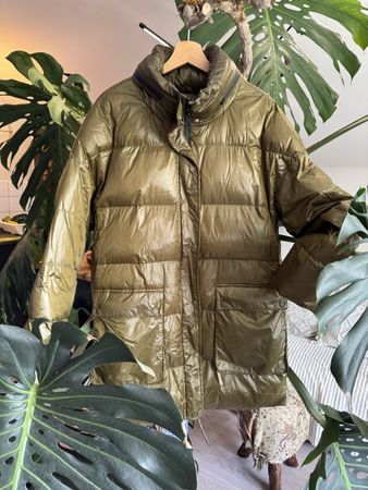Wunderschöne Steppjacke Winter Olivgrün ZARA Gr. S/M