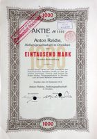 Anton Reiche AG, Dresden - 1912