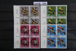 PJ 1969 Serie Viererblöcke ET gestempelt mit Taps   Los 7296