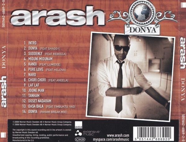 CDs: ARASH (CD) Donya  NEUWERTIG! – Neu (gemäss Beschreibung) aus Zürich von Tarafo5 1