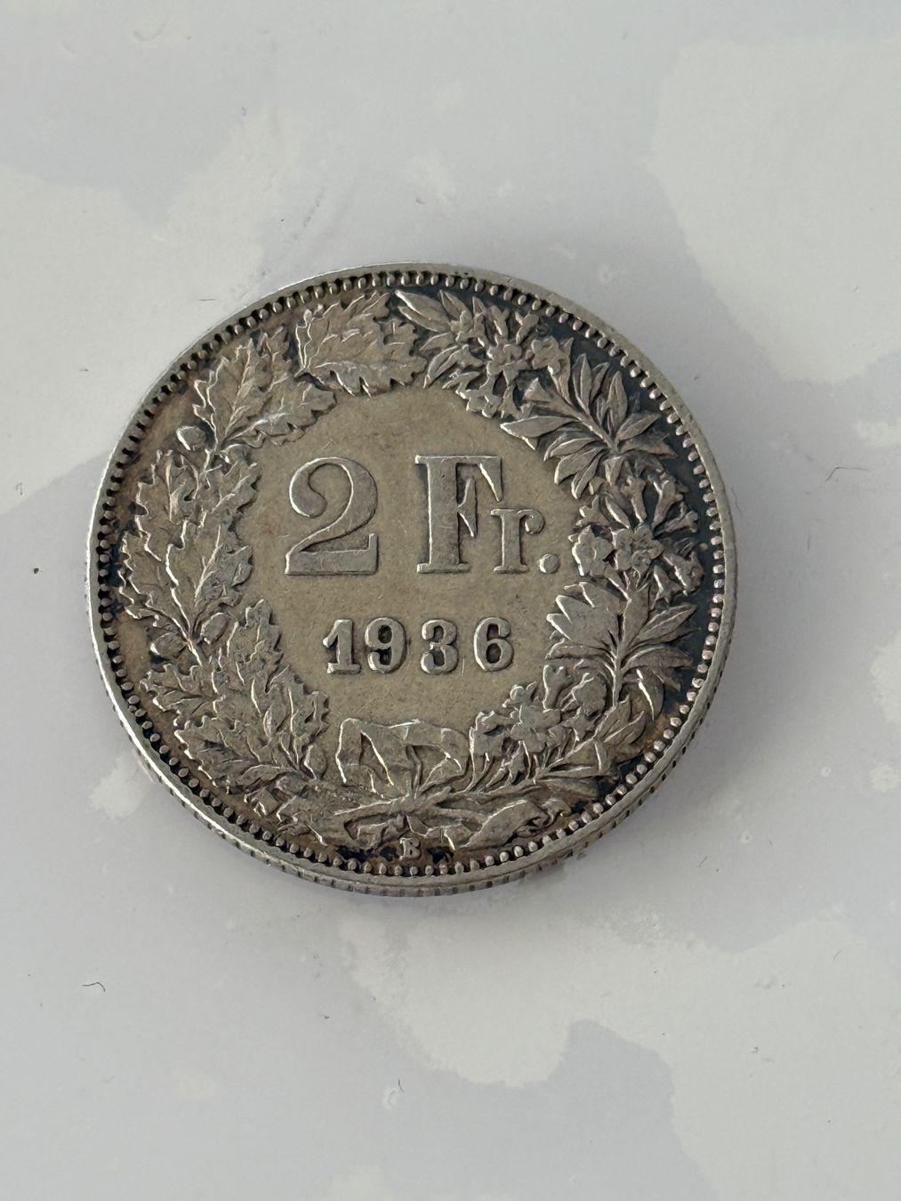 Tutti le monete: 2 Franken 1936  Rar – Usato da Wallisellen venduto da SWISS_SILVER1