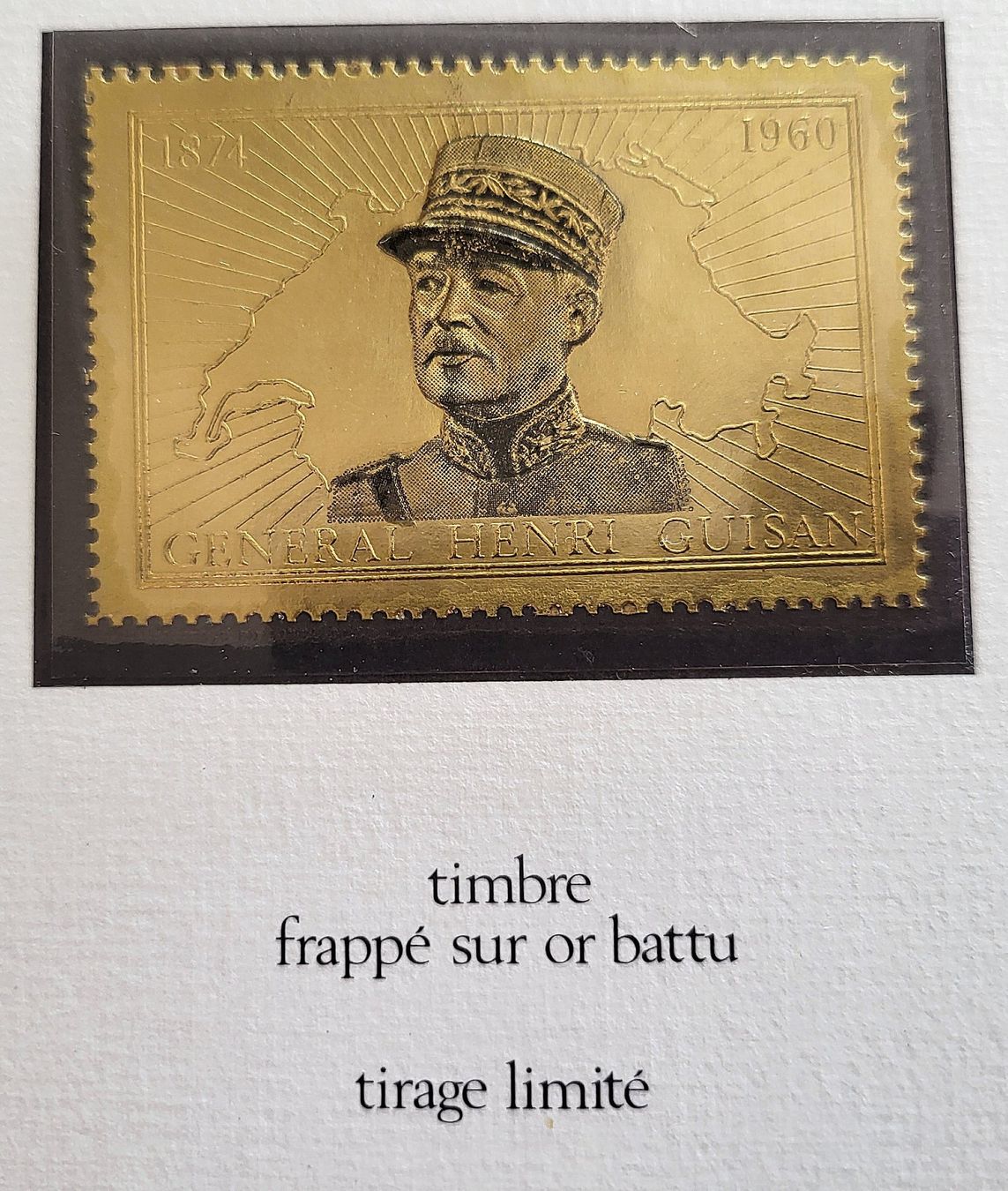 Tous les timbres: Folder General Guisan mit "Gold-Marke" – D'occasion à Gossau ZH par granby 2