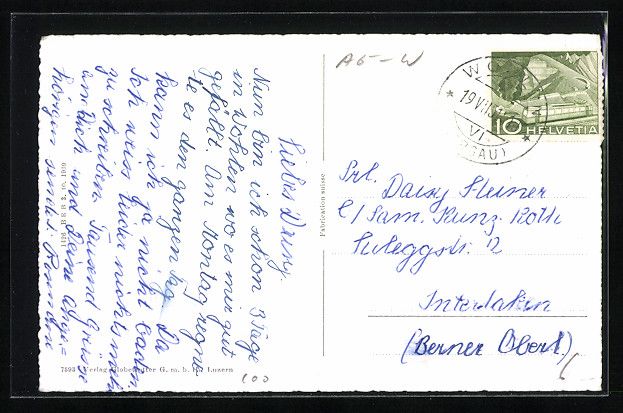 Cartoline postali: AK Wohlen /AG, Teilansicht mit Kirche – Usato da Berlin venduto da bartko-reher 1