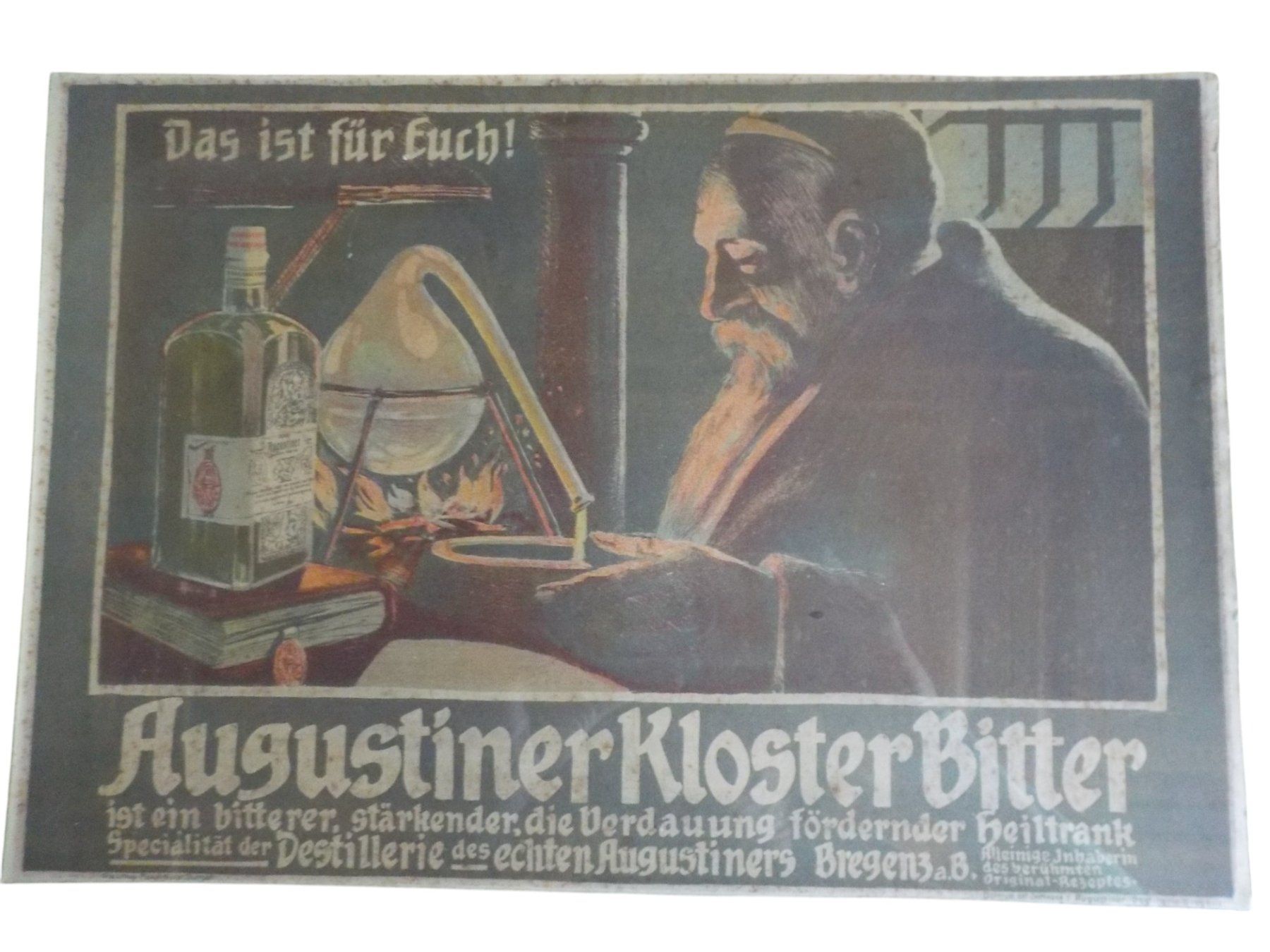 Foto & Immagini: antikes Plakat Augustiner Kloster Bitter – Usato da Mörschwil venduto da antiksalon21