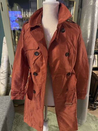 Orsay Damen Trenchcoat Gr. 34 Herbst Rotbraun Neu mit Etiket