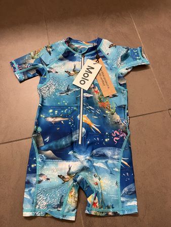 Molo NEU UV 50+ Badeanzug Overall 92/98 2-3 Jahre