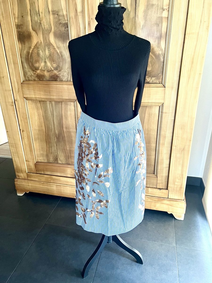 Chloé Gonne: Jupe en coton CHLOÉ STORA T-38 NEU – Nuovo e nell'imballaggio originale da Porrentruy venduto da SYANKA