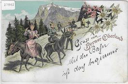Gruss vom Berner Oberland - Litho