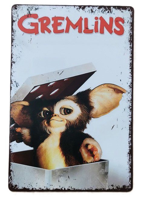 Insegne: Gremlins - Blechschild (neu, OVP) – Nuovo e nell'imballaggio originale da Wilen b. Wollerau venduto da morethanmusic