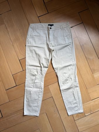 MANGO - Chino Hose crèmefarben 38