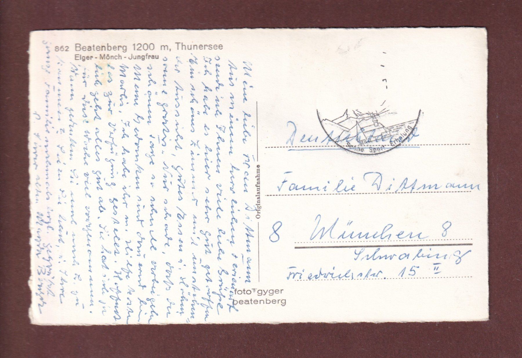Cartoline postali: BEATENBERG unter Schnee – Usato da Pully venduto da nicecards-shop 1