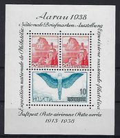 1938 Aarau Block ** postfrisch   15154
