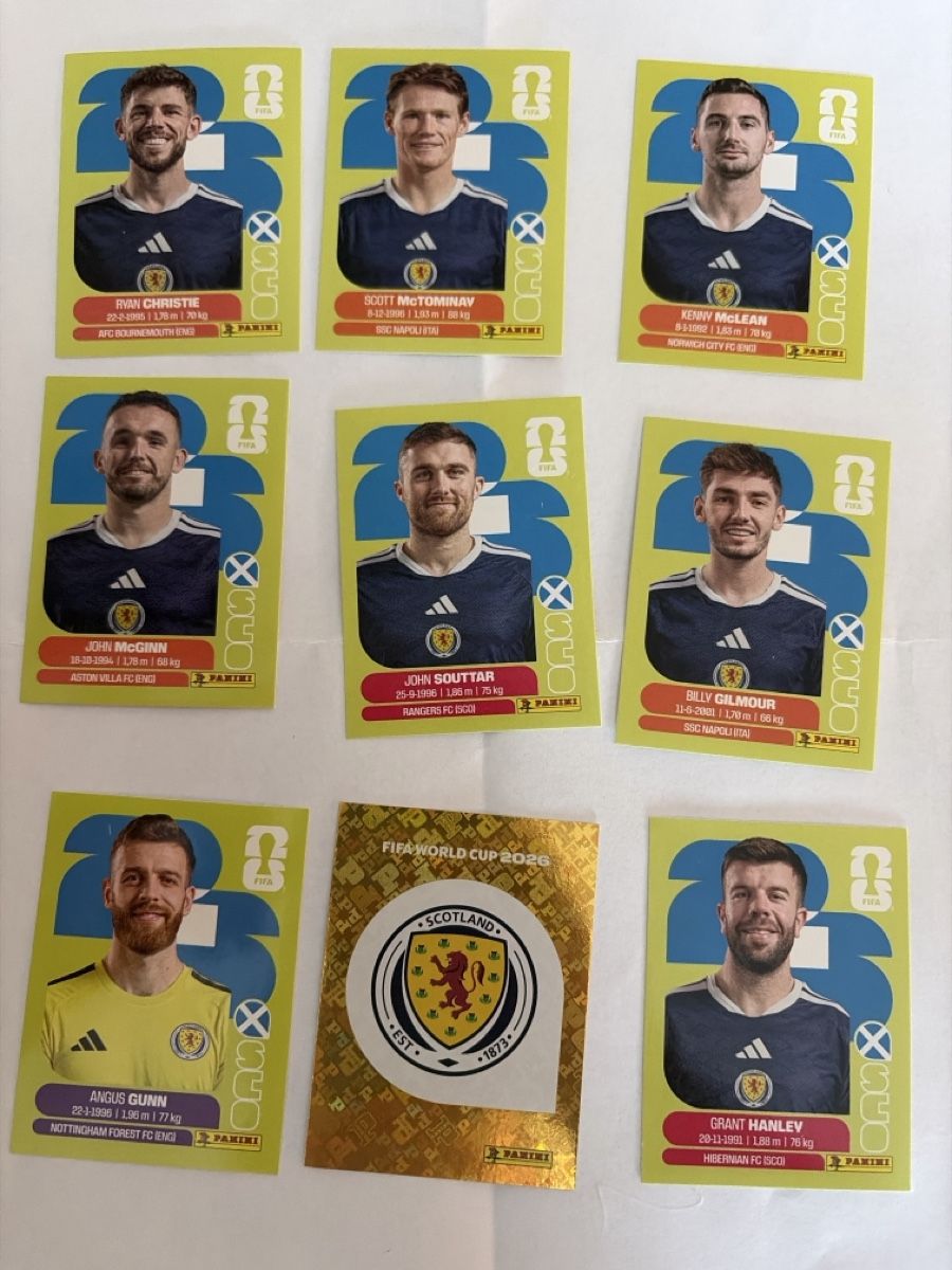 Panini Carte collezionabili: Panini 2026 lot de carte SCO – Nuovo (secondo la descrizione) da Pensier venduto da swerrmich
