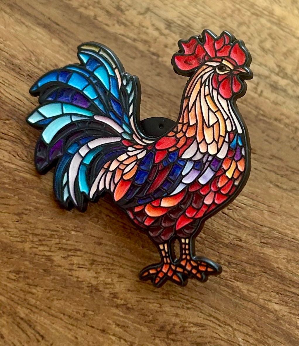 Placchette & Badge: Pin Hahn – Nuovo e nell'imballaggio originale da Geneve venduto da vane267