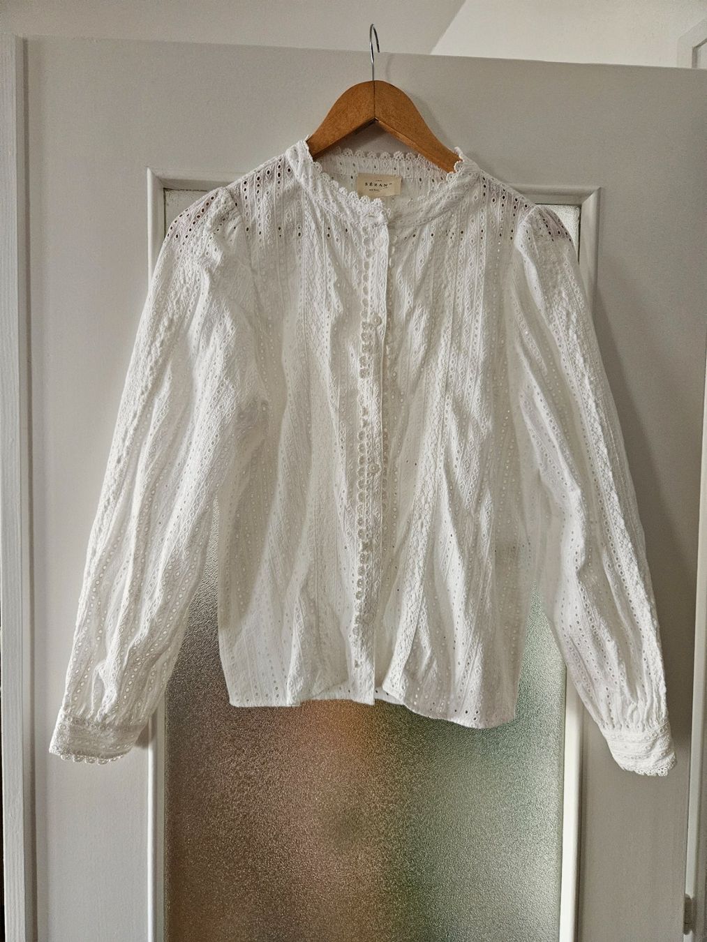 Sezane Chemisiers: Sezane Marinette blouse cotton – Neuf (Voir description) à Genève par ele_b7wq 1