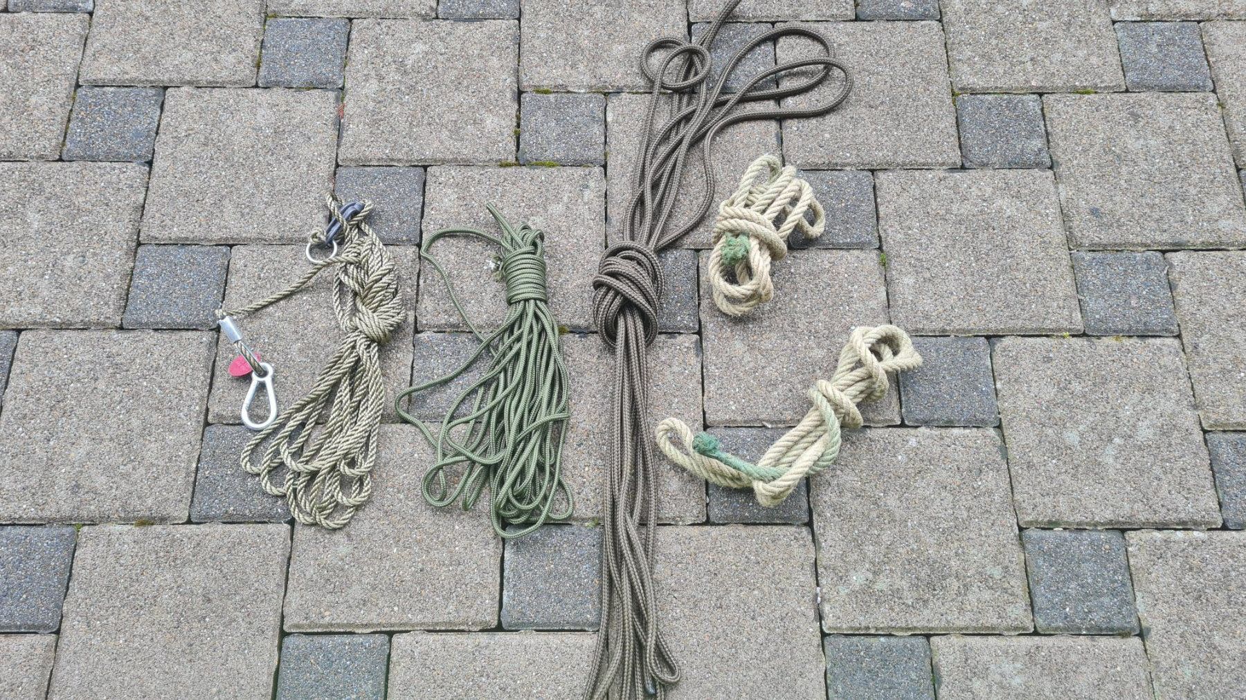 Schweizer Armee Uniformi: CH Armee / Div. Seile / Hanf / Nylon / verschiedene Längen – Usato da Safenwil venduto da Husqi2000