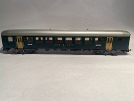 Märklin EW Personenwagen SBB grün 1. Klasse Blech, AC Achsen