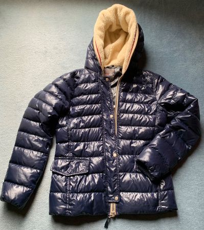 DUVETICA Daunenjacke, Gr 46 (M), Marineblau, neuwertig, Top!