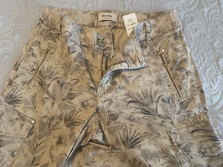 MOS MOSH Hose, neuwertig, Grösse 31, mit Palmenmuster🌴