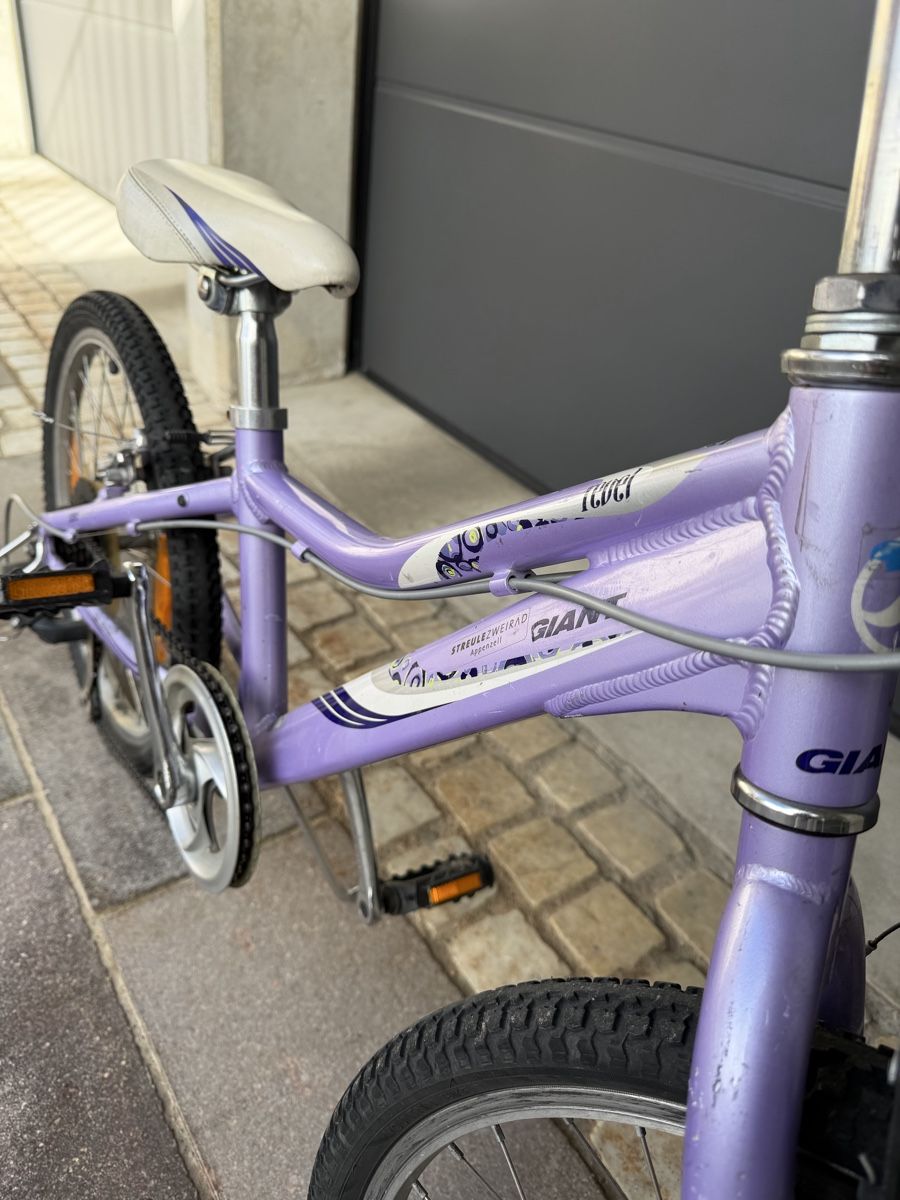 Giant Biciclette: Lilafarbenes Giant Kinderfahrrad – Usato da Bülach venduto da FrauLore 2