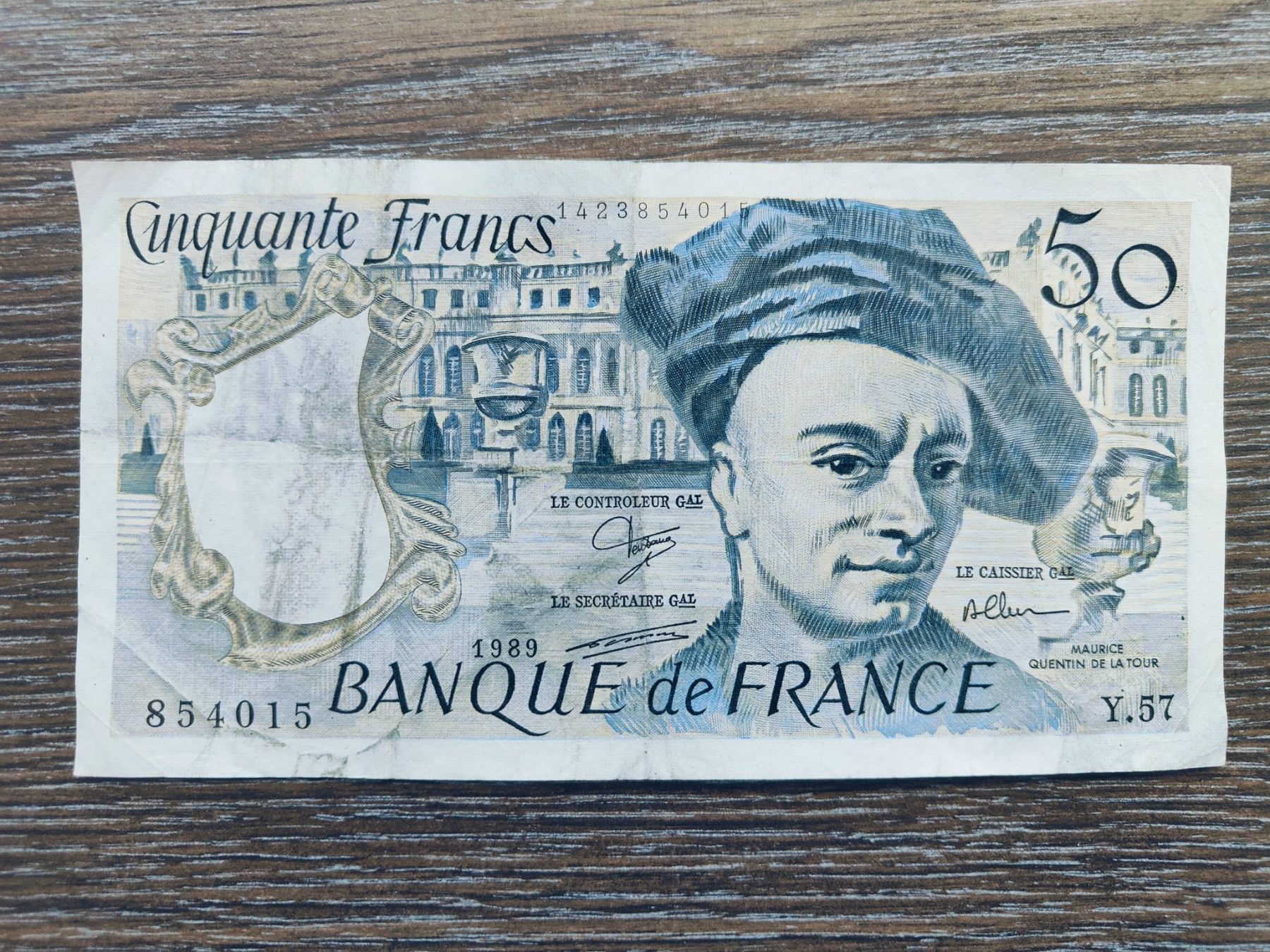 Banknoten: Frankreich 50 Francs 1989 !!!!!!! – Gebraucht aus Flaach von Lonzo99