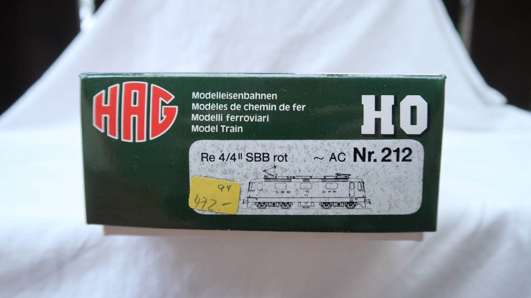 Hag Modellini di ferrovie: HAG Nr.212 Re4/4 II SBB rot – Nuovo (secondo la descrizione) da Muttenz venduto da Laeckerlihamschter 9