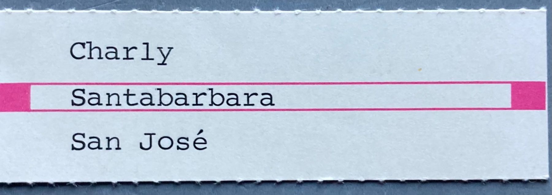Schallplatten: SANTABARBARA - CHARLY – Gebraucht aus Poliez-Pittet von Newtown-Records 3
